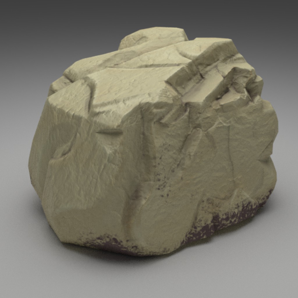 Rock (low poly) preview image 1